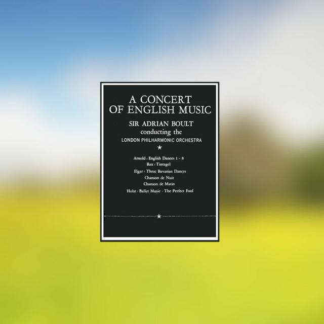 Album cover art for A Concert Of English Music (remastered)