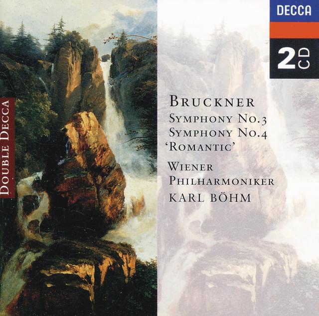 Album cover art for Bruckner: Symphonies Nos. 3 & 4