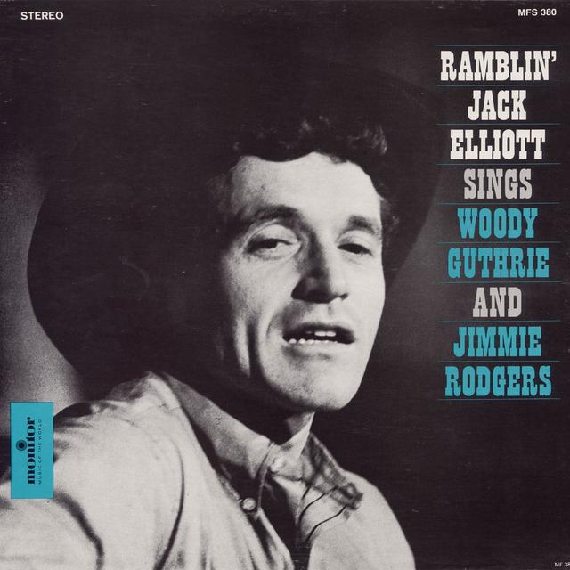 Album cover art for Sings Woody Guthrie & Jimmy Rodgers Cow-Boy Songs