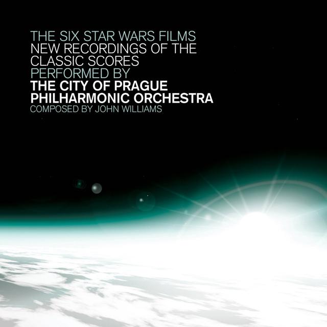 Album cover art for The Six Star Wars Films - New Recordings Of The Classic Scores