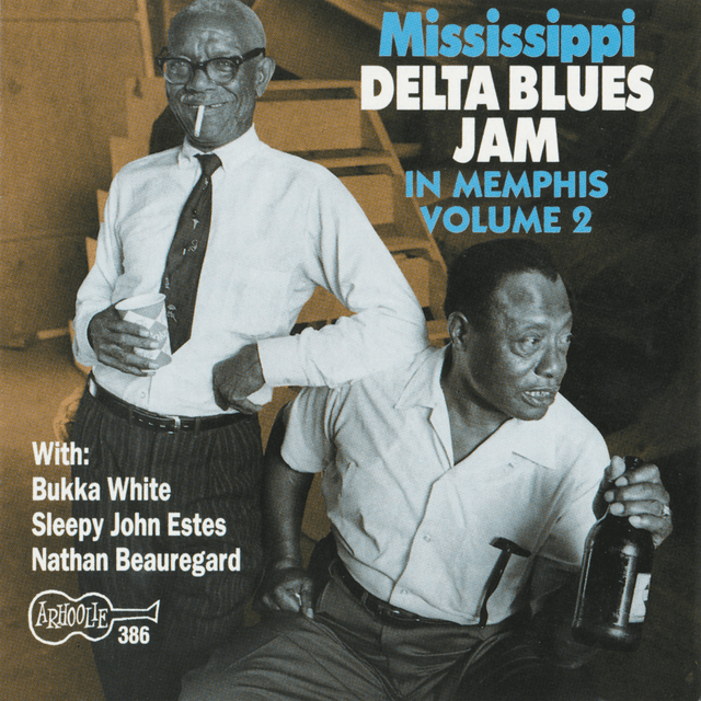 Album cover art for Mississippi Delta Blues Jam In Memphis