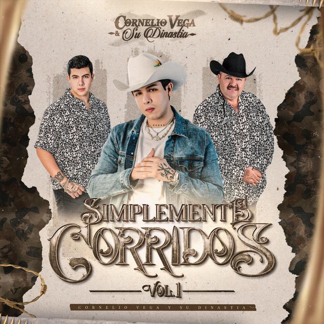 Album cover art for Simplemente Corridos Vol. 1