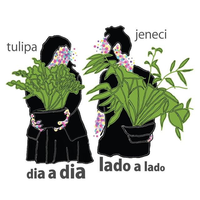 Album cover art for Dia a Dia, Lado a Lado