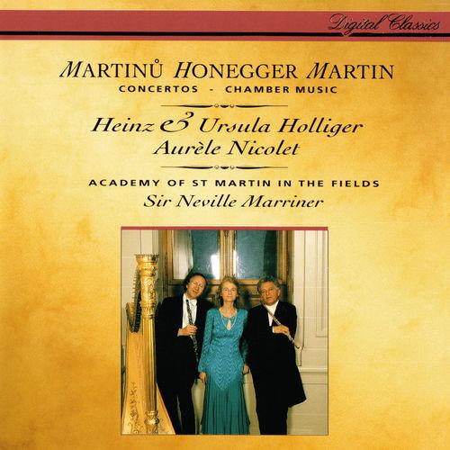 Album cover art for Honegger: Concerto da camera / Martinů: Oboe Concerto / Martin: Trois danses; Petite complainte; Pièce brève