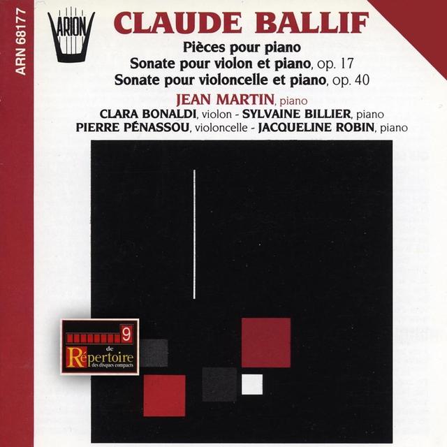 Album cover art for Ballif : Pièces Pour Piano & Sonates