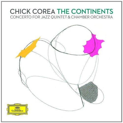 Album cover art for The Continents: Concerto for Jazz Quintet & Chamber Orchestra