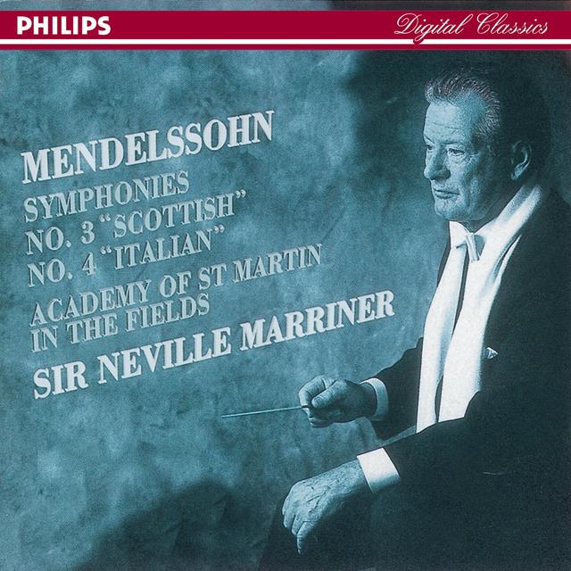 Album cover art for Mendelssohn: Symphonies Nos.3 "Scottish" & 4 "Italian"