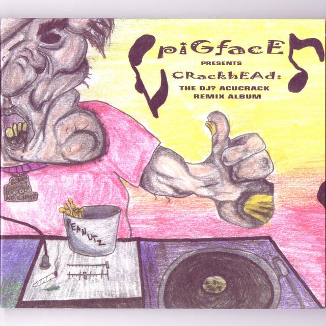 Album cover art for Crackhead: The Dj? Acucrack Remix Album