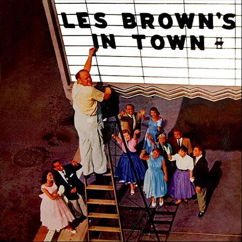 Album cover art for Les Brown's In Town