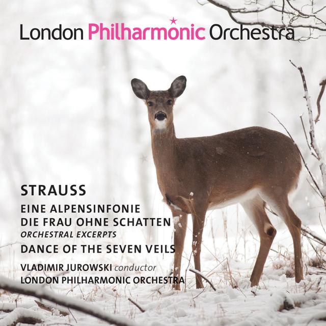 Album cover art for Strauss: Eine Alpensinfonie, Dance of the Seven Veils...