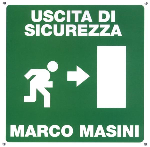 Album cover art for Uscita Di Sicurezza