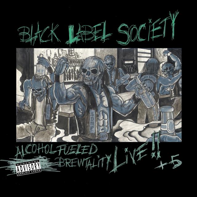 Album cover art for Alcohol Fueled Brewtality Live!!