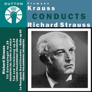 Album cover art for Clemens Krauss Conducts Richard Strauss