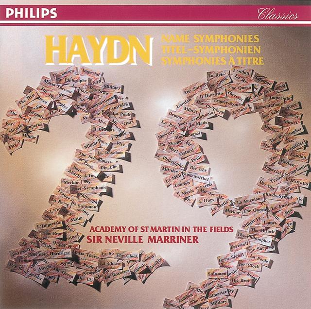 Album cover art for Haydn: 29 Named Symphonies - 10 CDs