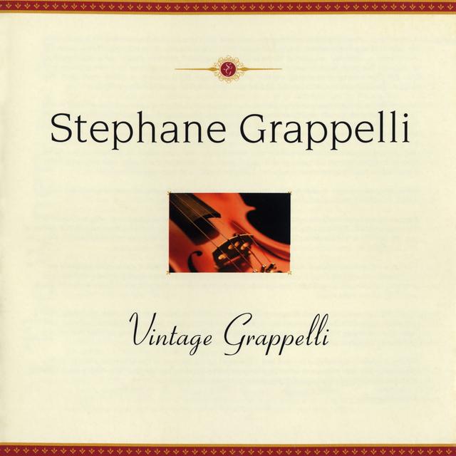 Album cover art for Vintage Grappelli