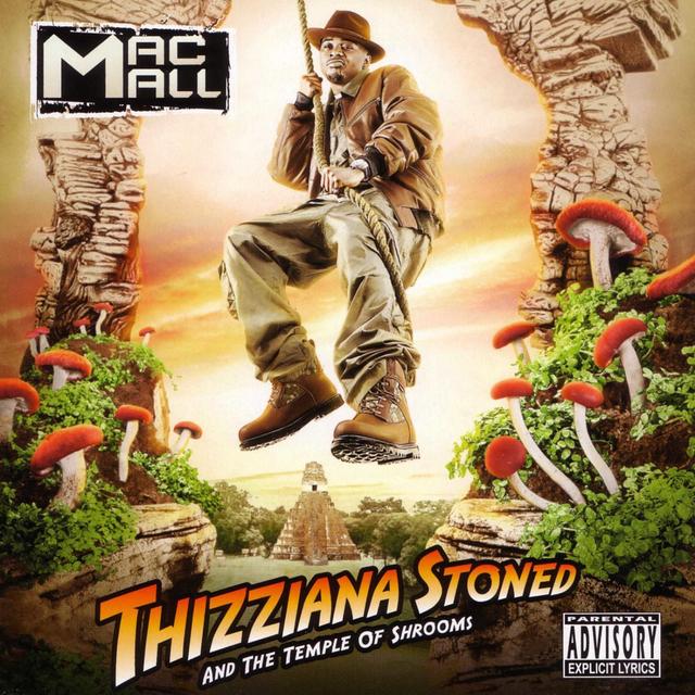 Album cover art for Thizziana Stoned and the Temple of Shrooms