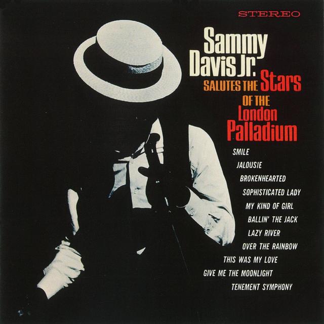 Album cover art for Sammy Davis Jr. Salutes the Stars of the London Palladium