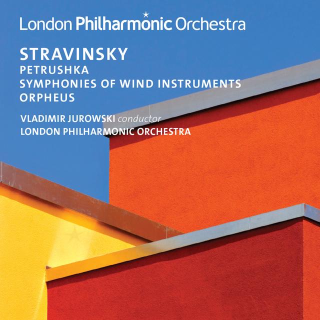 Album cover art for Stravinsky: Petrushka & Orpheus