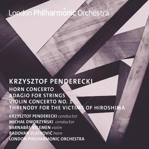 Album cover art for Penderecki: Horn and Violin Concertos