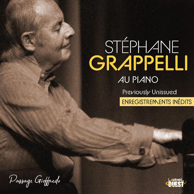 Album cover art for Stéphane Grappelli au piano - Passage Gioffredo