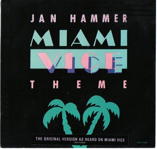 Album cover art for Miami Vice Theme