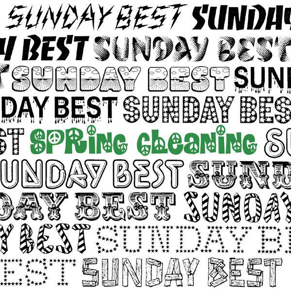 Album cover art for Sunday Best's Spring Cleaning