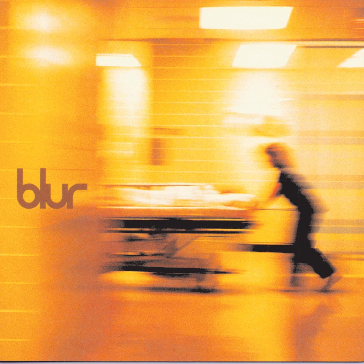 Lyric cover art as blurred background