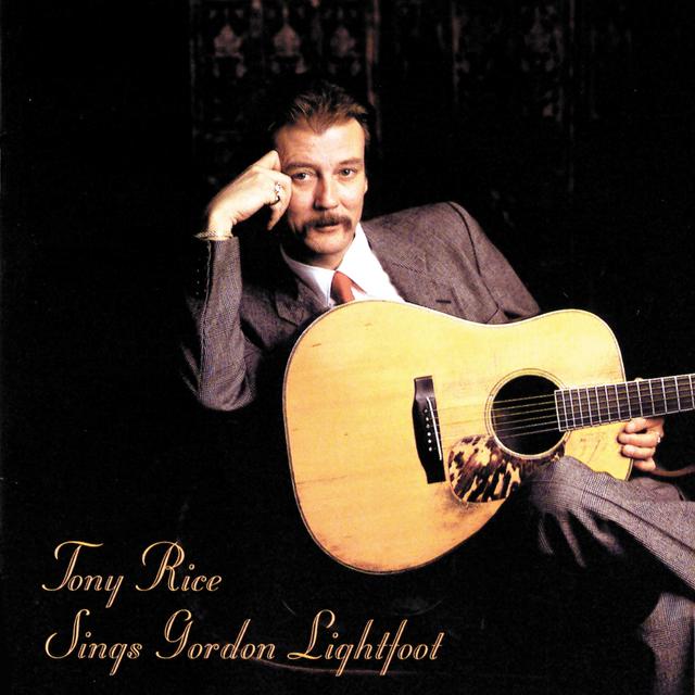 Album cover art for Tony Rice Sings Gordon Lightfoot