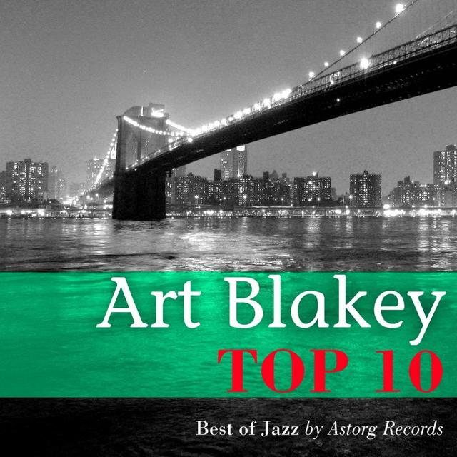 Album cover art for Art Blakey Relaxing Top 10