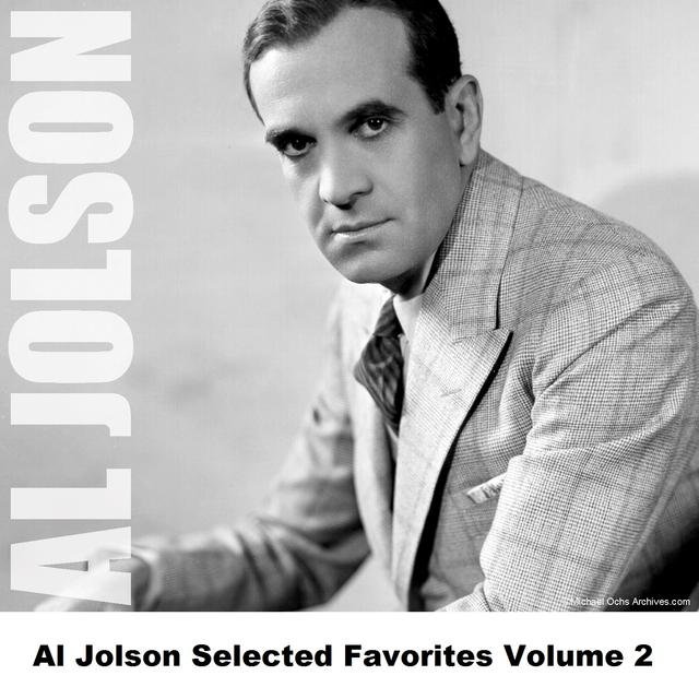 Album cover art for Al Jolson Selected Favorites, Vol. 2