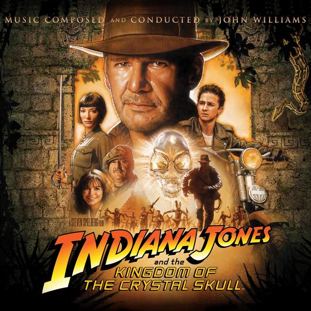 Album cover art for Indiana Jones and the Kingdom of the Crystal Skull [B.O.F.]