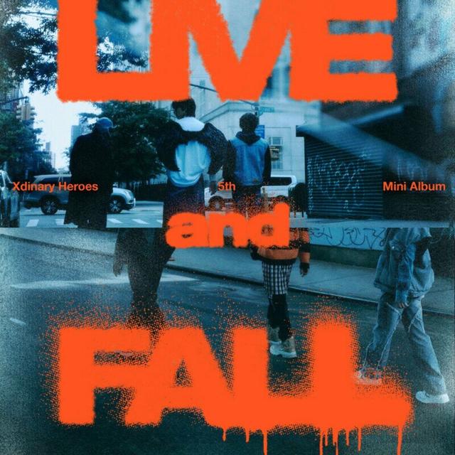 Album cover art for Live and Fall