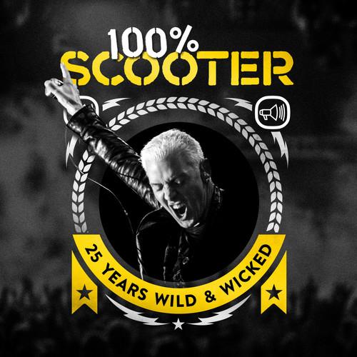 Album cover art for 100% Scooter : 25 Years Wild & Wicked