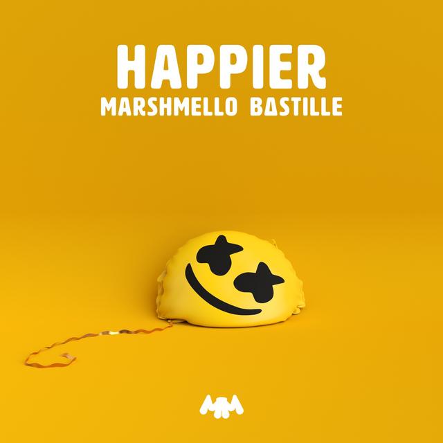 Album cover art for Happier