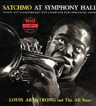 Album cover art for Satchmo at Symphony Hall