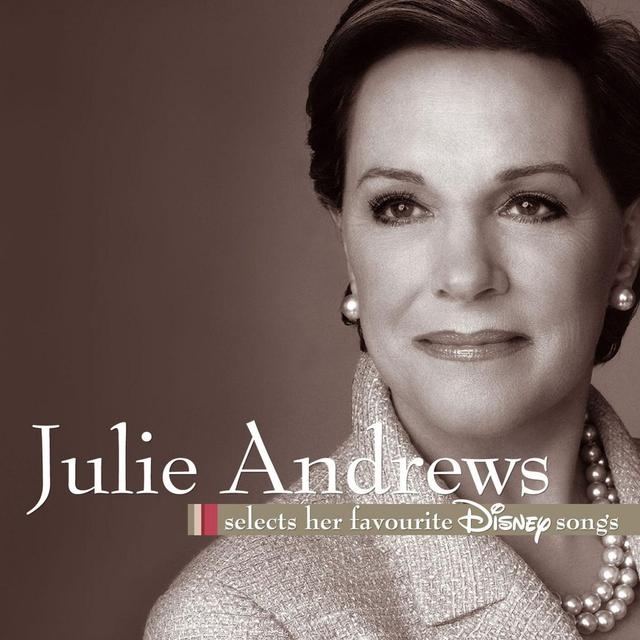 Album cover art for Julie Andrews Selects Her Favourite Disney Songs