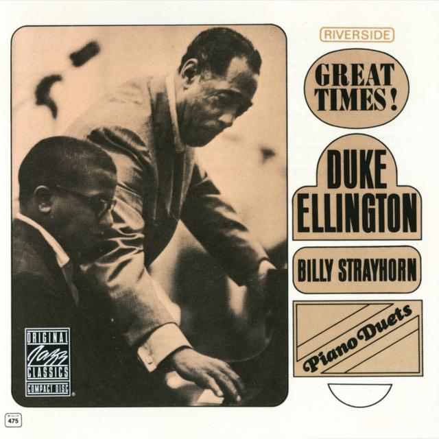 Album cover art for Great Times! Piano Duets with Billy Strayhorn