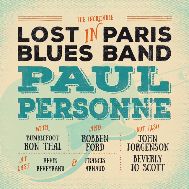 Album cover art for Lost in Paris Blues Band