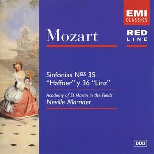 Album cover art for Mozart: Symphonies No. 35 & No. 36