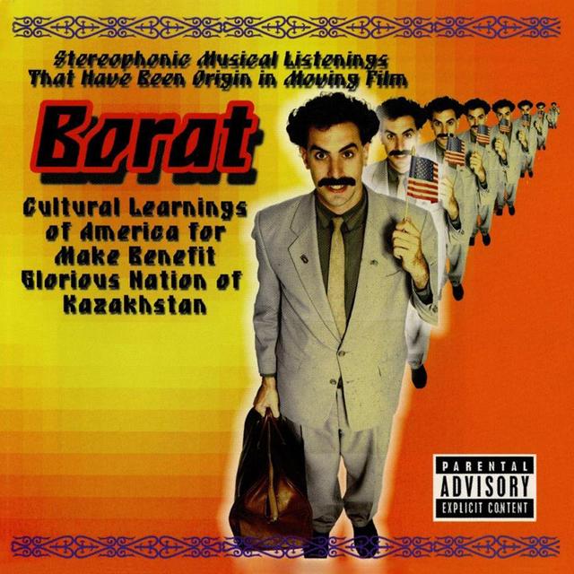 Album cover art for Borat: Stereophonic Musical Listenings That Have Been Origin In Moving Film