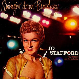 Album cover art for Swingin' Down Broadway