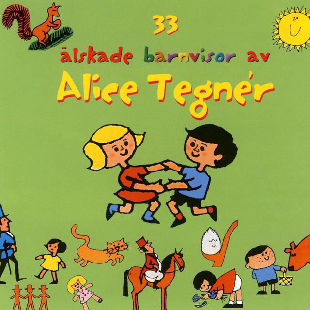 Album cover art for 33 älskade Barnvisor Av Alice Tegnér