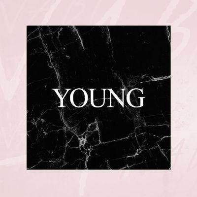 Album cover art for Young