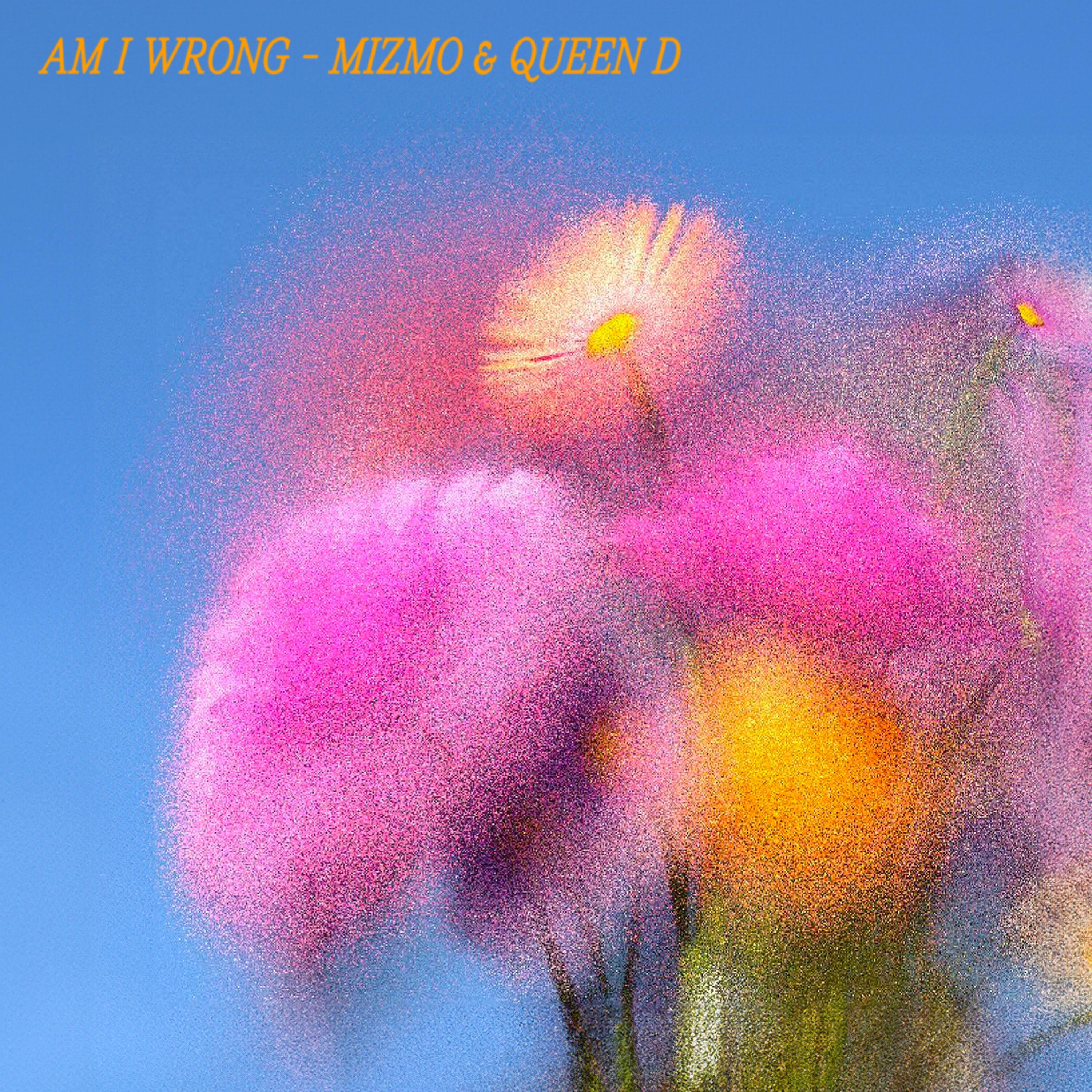 Lyric cover art as blurred background