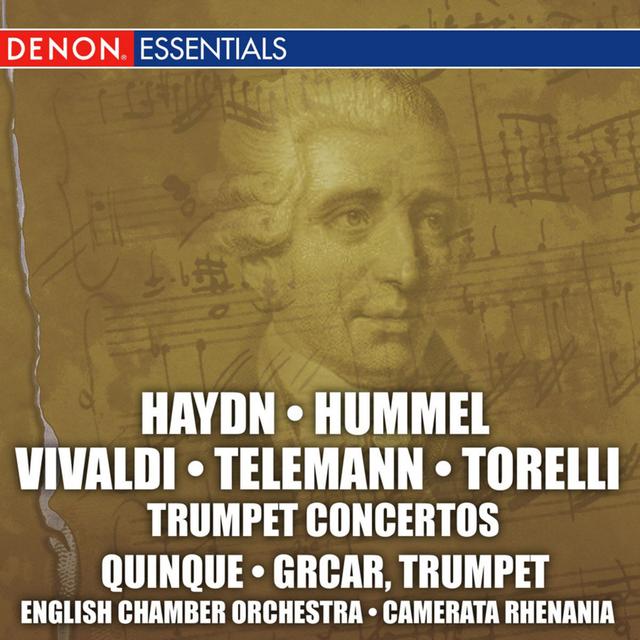 Album cover art for Haydn, Hummel, Vivaldi, Telemann, Torelli: Trumpet Concertos