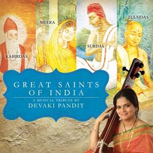 Album cover art for Great Saints Of India