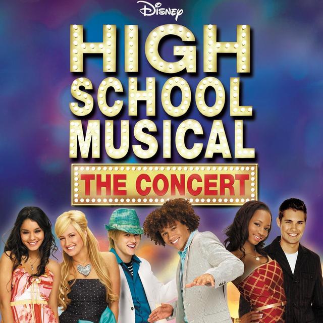 Album cover art for High School Musical : The Concert