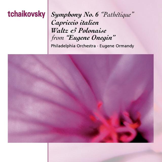 Album cover art for Tchaikovsky: Symphony No.6 "pathetique"; Capriccio Italien; Waltz And Polonaise From Eugene Onegin