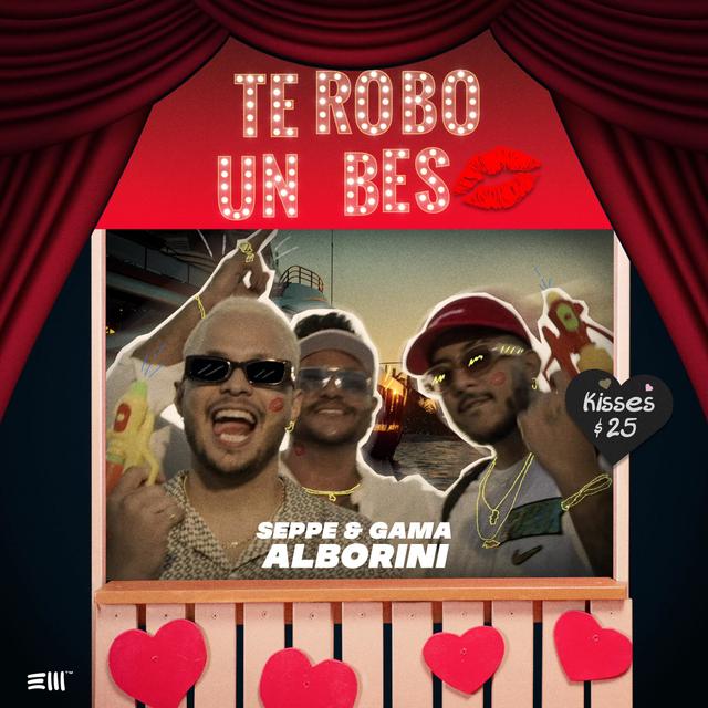 Album cover art for Te Robo un Beso