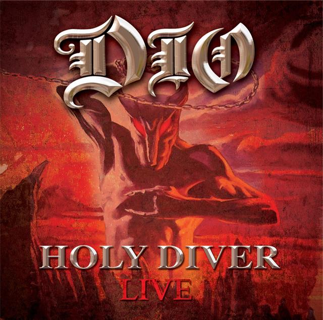 Album cover art for Holy Diver Live